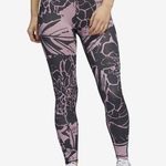 Adidas  7/8 Flower Tights, Purple Black Size XS New w/Tag Retail $65 Photo 0