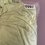 English Factory  CROPPED BLOUSON LONG SLEEVE TOP‎ in Pistachio Photo 5