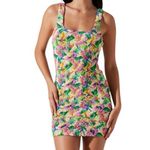 ASTR NWOT the Label Dolcetto Dress Multi-Color Bodycon Mini Dress Size Medium Photo 0