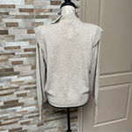 Joie Nwt  - neutral colored sweater with shoulder pads wool & cashmere blend Sz L Photo 4