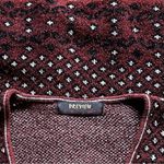 Preview International Preview Scotland Sweater Cardigan size L Merlot Photo 4