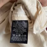 Anthropologie Leifsdottir Cream Cropped Pants with Lace Up Hem White Size 12 Photo 5