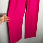 ZARA Pink Wide Leg Elastic Drawstring Waist Pull On Pants Size Medium Photo 3