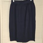 St. John  Collection Marie Gray Womens Navy Blue Pencil Skirt 10‎ Photo 1