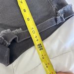 EXPRESS Womens 0 Black Denim Shortie Mid Rise Cuffed Shorts Supersoft Stretch Photo 4