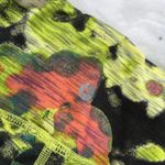 None Green Abstract Workout Running Leggings Size Small Photo 4