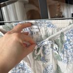 Piyama Maggie Pajamas Hydrangea Blue print button down shorts bottoms floral Size M Photo 2