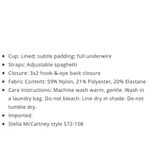 Stella McCartney EUC  Basic Mesh Balconette Bra Size 32D Photo 11