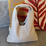 Banana Republic  Vegan Leather Mini Slouch Tote in Bone NWOT Photo 1