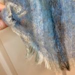 Samuel Tweed & Co Vintage Royal Scot Mohair Blue Knit Wool Scarf Unisex One Size Photo 7