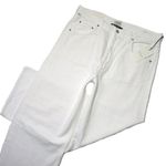 Citizens of Humanity NWT  Ayla in Serene White Baggy Cuffed Crop Jeans 32 Photo 5