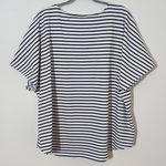 Belle Beach Striped Navy and White T Photo 5