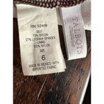 Talbots  Brown and Tan halter neck style one piece bathing suit, Size 6 Photo 8