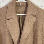 Helmut Lang  camel shaggy alpaca coat medium Photo 2
