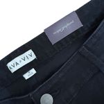 Ava & Viv  High Rise Flare Black Denim Jeans Raw Hem Sz 18 NWT Fall Winter Flared Photo 4