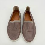 Frye  Melanie Slip‎ On Leather Sneakers Size 8.5 Grey Photo 1