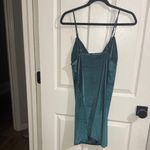 Victoria's Secret  Teal Velvet Slip Photo 3