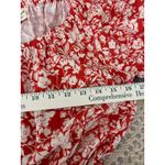 Universal Threads Universal Thread Red Floral Maxi Dress Cut Out Back Slit Cottagecore Sundress S Photo 5
