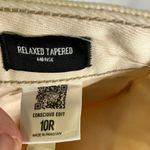 EXPRESS  Womens Jeans Size 10R Beige Distressed Denim High Rise Mom‎ Jeans Photo 9