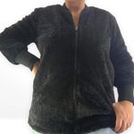 Splendid Black Fuzzy Faux Fur Grammercy Jacket Photo 1