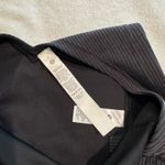 Lululemon $58 Softstreme Ribbed Cropped Tank Top Black Grey 6 S XS Photo 3