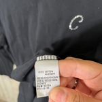 American Vintage Vintage 90s Carolyn Taylor Black 3/4 Sleeve Top Bling Letter C Womens Size XL Photo 2