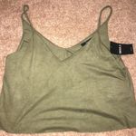 Forever 21 Olive Crop Top Photo 0