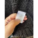 Tribal Brand Cardigan chunky knit loose weave sweater. Black Size M Photo 7