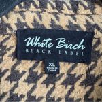 White Birch  Houndstooth Blazer in Black and Tan Jacket Shirt Size XL Photo 3