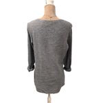 Chico's 1 Zenergy Sweatshirt Womens Size Medium Pull Over Winter Cozy Tunic Top Gray Photo 3