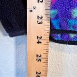Vintage REI Blue Aztec Fleece Quarter Zip Pullover Sweater Womens S 90s Fall Photo 3
