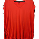 Eileen Fisher ‎ Womens Blouse Size XL Lyocell Fall Pumpkin Thanksgiving Holiday Photo 0