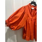 Never A Wallflower High Neck Ruffle Cotton V Photo 3