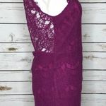 Free People Magenta Lace Cocktail Dress Size M Photo 4