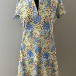 Tail Dress Womens Small Blue Yellow Pink Floral Golf Tennis Pockets Stretch Photo 0