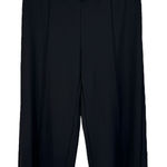 Chico's Chico’s SZ 3R (16) Wide Leg Cropped Pants Pull-On Stretch Ponte Pin-Tuck Hi-Rise Photo 0