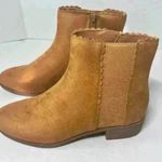 Charter Club NWB Womens Brown Goring Scalloped Daxi Round Toe Block Heel Sz 7 Photo 1