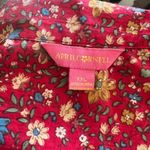 April Cornell Floral Red Colorful Women's Tunic Top XXL Photo 5