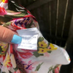 FLORAL SATIN FINISH ROBE White Size L Photo 2