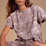 Lulus  Women’s Vintage Berry Tie Dye Boxy T-Shirt size Medium Photo 1