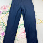 Ruby Rd Petite Navy Blue Elastic Waist Pull On Pants Size PS Photo 0