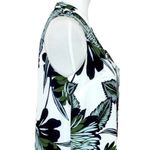 Who What Wear Women's Cream Olive Tie Neck Shift Dress Sundress Size Small S Photo 7