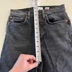 RE/DONE  Ultra High Rise Stove‎ Pipe Jeans in Vintage Black Destroy Size 26 Photo 10