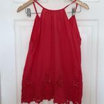 Solitaire orange eyelet tank Photo 1