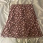 Princess Polly Pink Floral Mini Skirt Photo 0