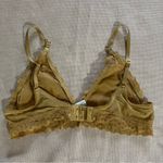 Aerie  Yellow Lace Bralette with Adjustable Straps Wireless Bra Triangle Bra Boho Photo 1