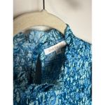 Love the Label Smocked Yoke Ruffle Sleeve Top in Martine Blue Sz. XS Photo 3