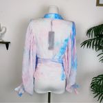 Elliatt  Spectre Top in Pink and Blue Multi Photo 4