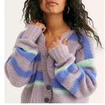 Free People  Fine Time Cardi in Neptune sz large NWT bust 26” Photo 3