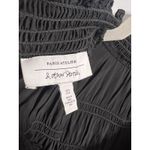 & Other Stories & OTHER STORIES Smocked-Neck Mini Dress Size 8 Black Long Sleeve Photo 4